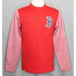 NWOT Majestic ThermaBase Boston Red Sox On Field Tech Pullover 7870 Men's Size S